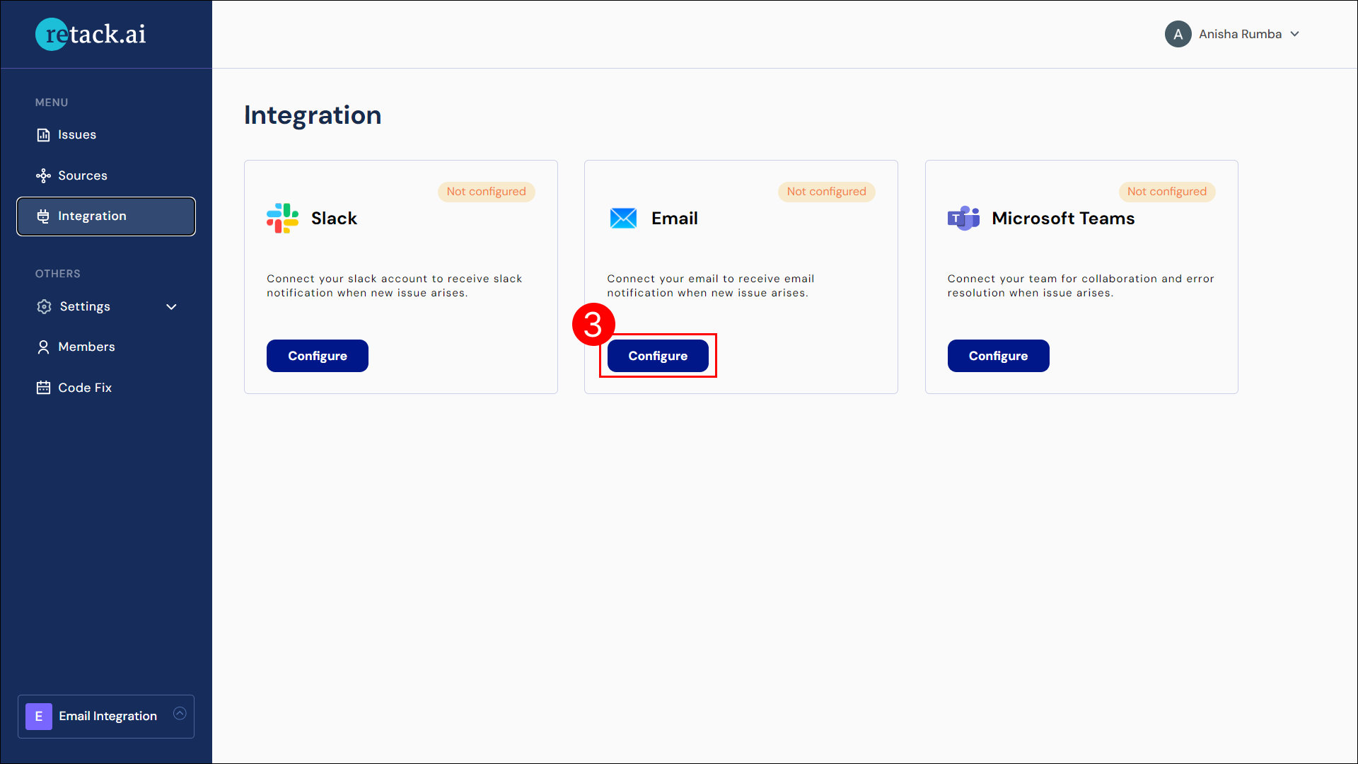 Configure Email Integration